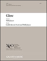 Glow SATB choral sheet music cover